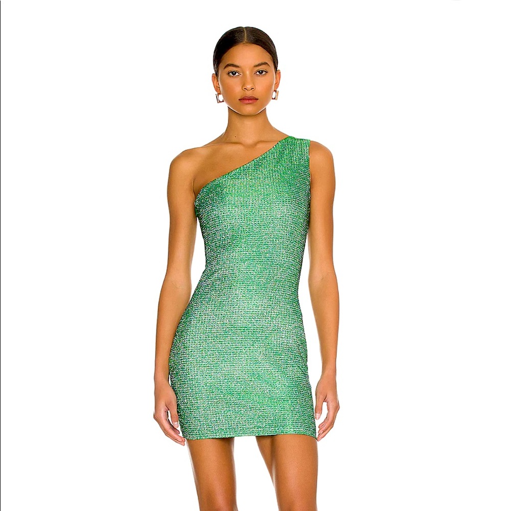 Superdown Tiffany Dress Green Small (NWT) Revolve